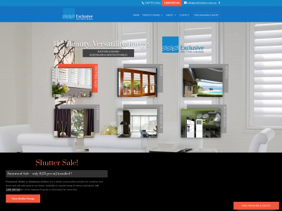 exclusiveshuttersblinds.com.au snapshot