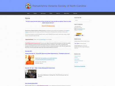 vedantanc.org snapshot