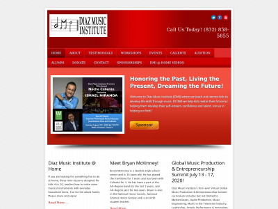 diazmusicinstitute.org snapshot