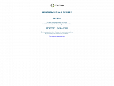 manenti.one snapshot