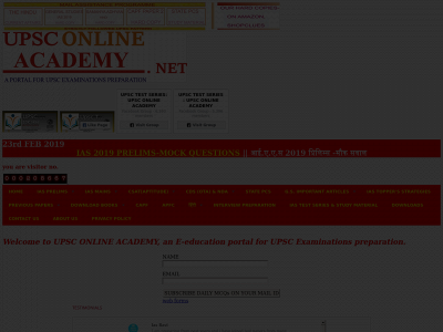 www.upsconlineacademy.net snapshot
