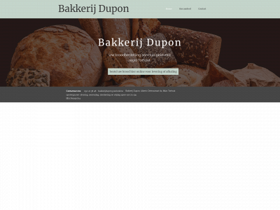 bakkerijdupon.be snapshot