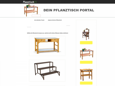 pflanztisch24.de snapshot