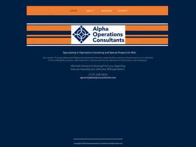 alphaopsconsultants.com snapshot
