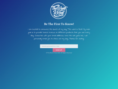 thewantisreal.com snapshot