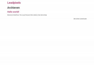 leadpixels.nl snapshot