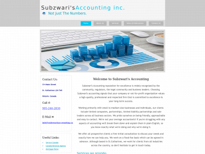 subzwarisaccounting.ca snapshot