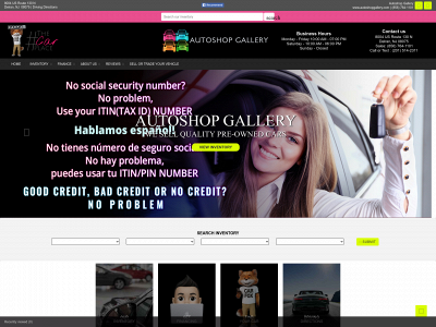 www.autoshopgallery.com snapshot