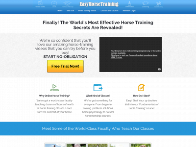 easyhorsetraining.com snapshot