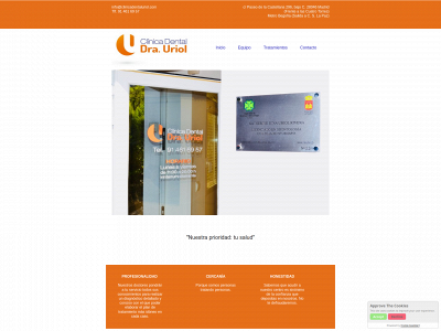 clinicadentaluriol.com snapshot