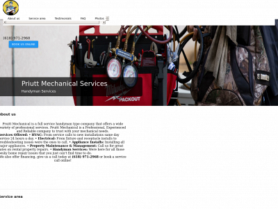 pruittmechanicalservices.com snapshot