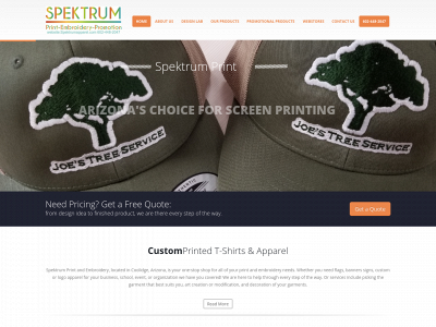 spektrumapparel.com snapshot