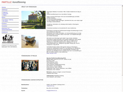 partillekonst.se snapshot