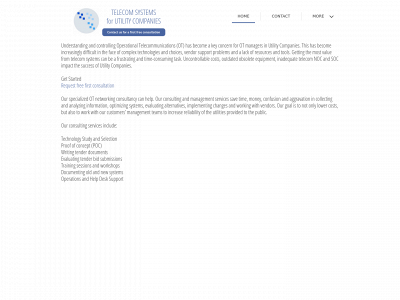 telecom4utility.com snapshot