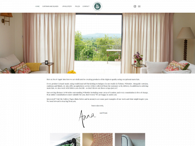 foxandappleinteriors.com snapshot