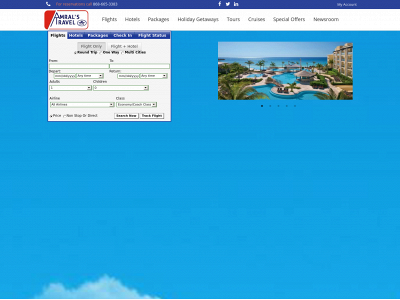 amralstravel.com snapshot