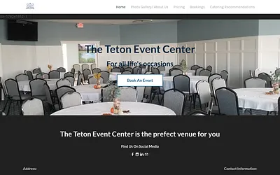 www.thetetoneventcenter.com snapshot