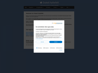 dukelihytte.com snapshot