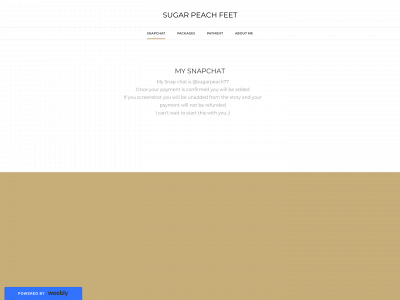 sugarpeachfeet.weebly.com snapshot