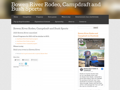 bowenriverrodeoandcampdraft.org snapshot