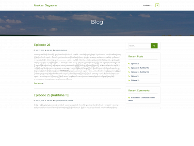 arakansagawar.org snapshot