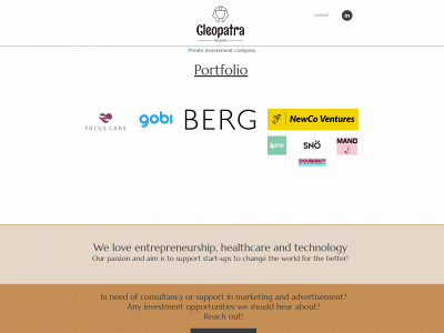 cleopatraholding.com snapshot