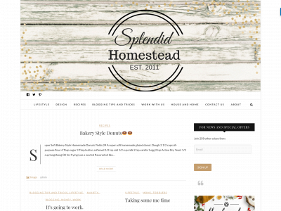 splendidhomestead.com snapshot