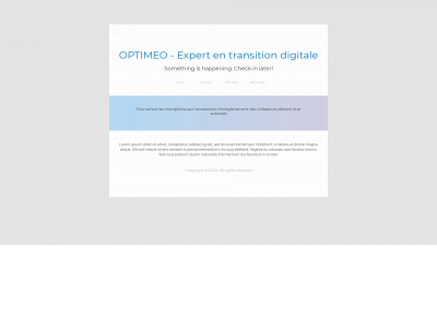 optimeo.be snapshot