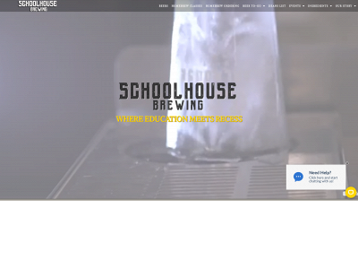 schoolhousebeer.com snapshot