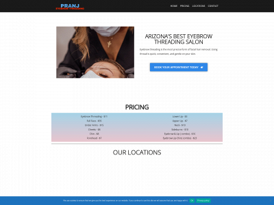 pranjbeauty.com snapshot