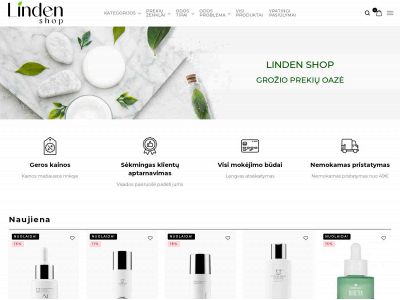 lindenshop.lt snapshot