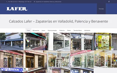 www.calzadoslafer.es snapshot
