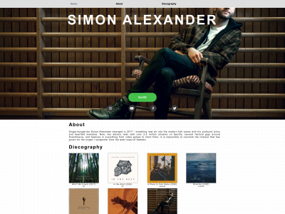 simonalexander.se snapshot