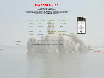 mwanza-guide.com snapshot