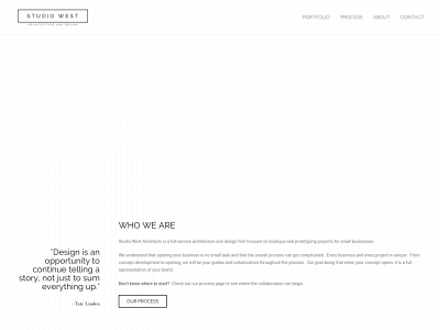 studiowest-arch.com snapshot