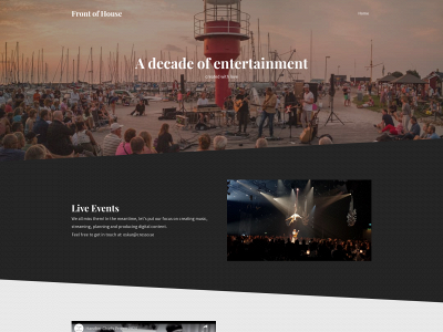 frontofhouse.se snapshot