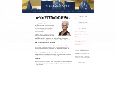 lynnebrownwriting.com snapshot