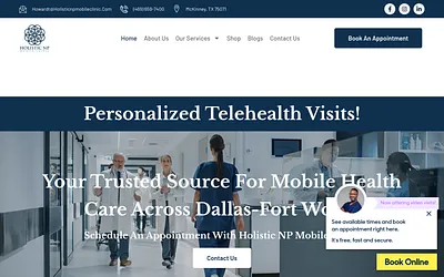 holisticnpmobileclinic.com snapshot