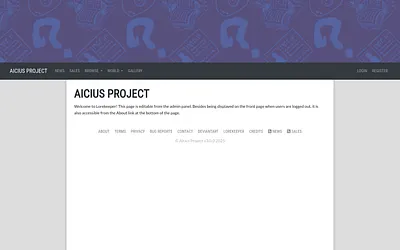 apiciusproject.com snapshot
