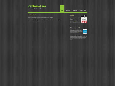 vekteriet.no snapshot
