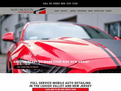 newcreationdetailing.com snapshot
