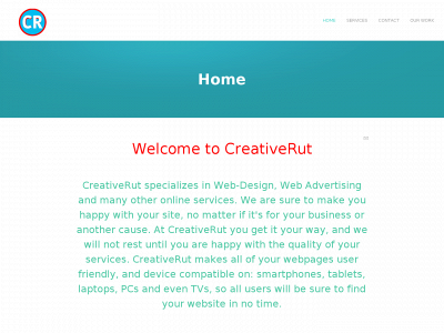 www.creativerut.agency snapshot