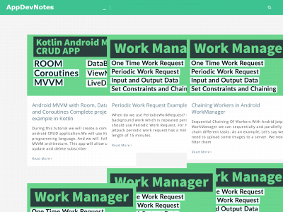 appdevnotes.com snapshot