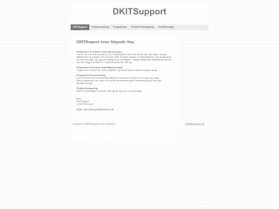 dkitsupport.dk snapshot