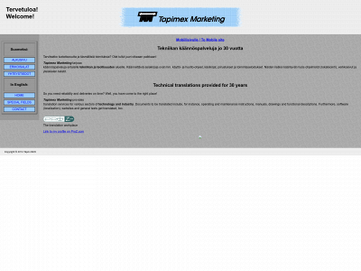 tapimex.fi snapshot