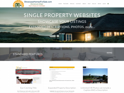 showcasehomesforsale.com snapshot