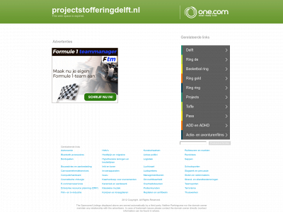 projectstofferingdelft.nl snapshot
