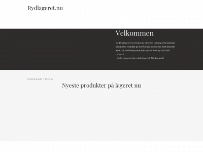 rydlageret.nu snapshot
