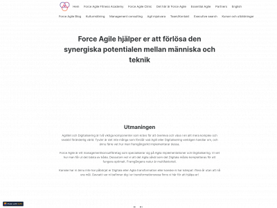 forceagile.se snapshot