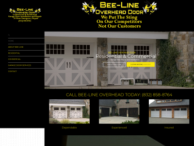 beelineoverheaddoor.com snapshot
